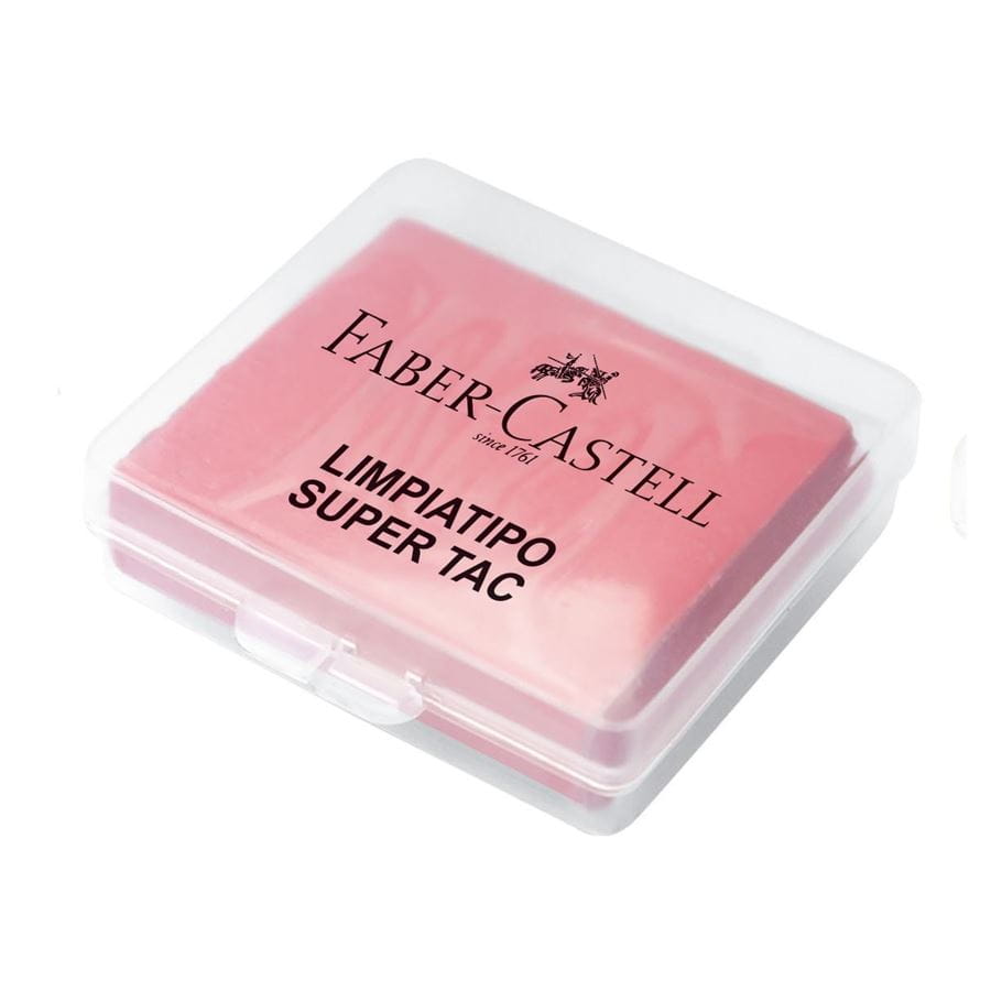 Faber-Castell - Limpiatipo rosado pastel SUPER TAC