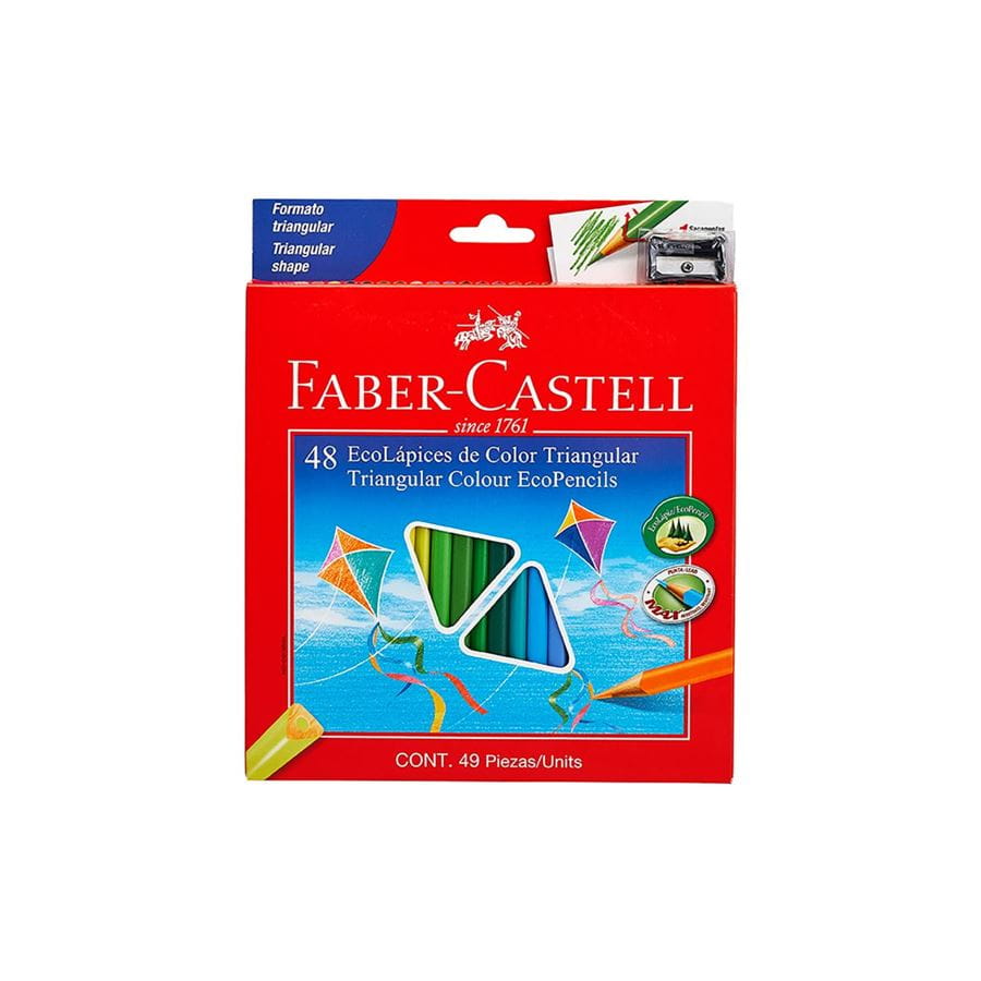 Faber-Castell - Ecolápices de color x 48