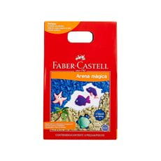 Faber-Castell - Arena mágica glitter 500g+12moldes+bande