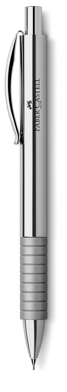 Faber-Castell - Portaminas Essentio metal, 0,7 mm, cromado pulido