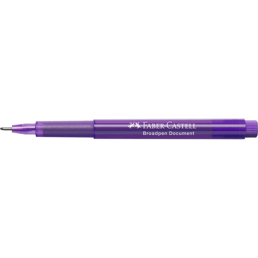 Faber-Castell - Rotulador Broadpen document violeta
