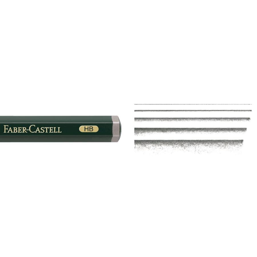 Faber-Castell - Lápiz Castell 9000 Jumbo, HB