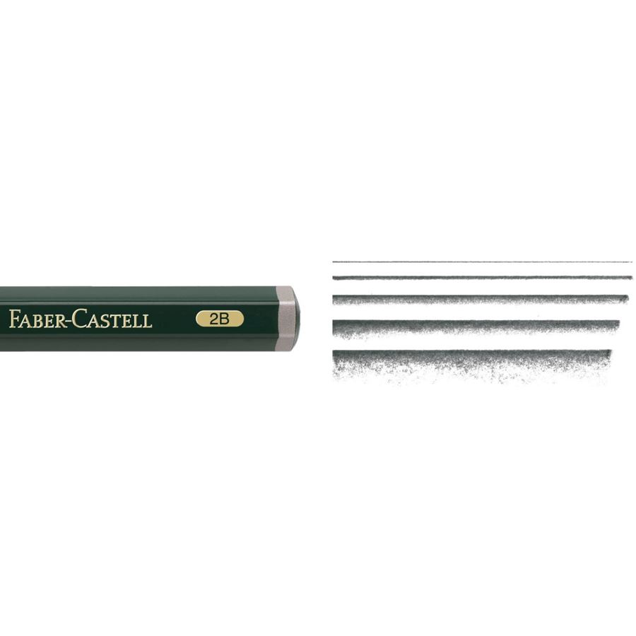 Faber-Castell - Lápiz Castell 9000 Jumbo, 2B