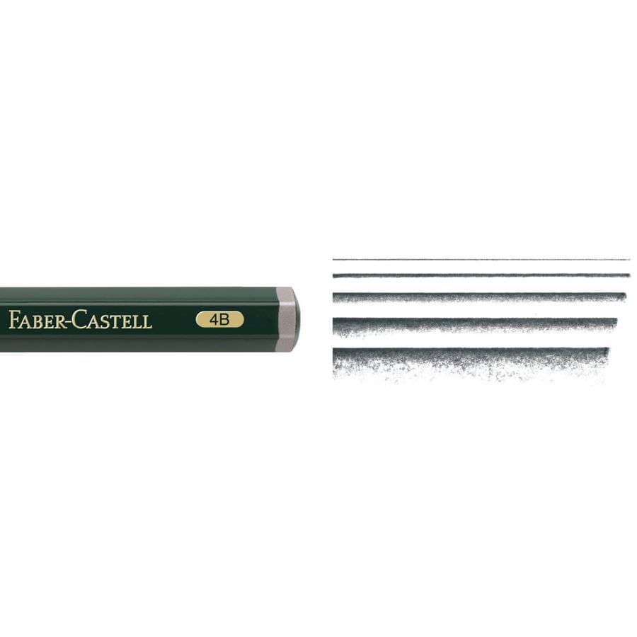 Faber-Castell - Lápiz Castell 9000 Jumbo, 4B
