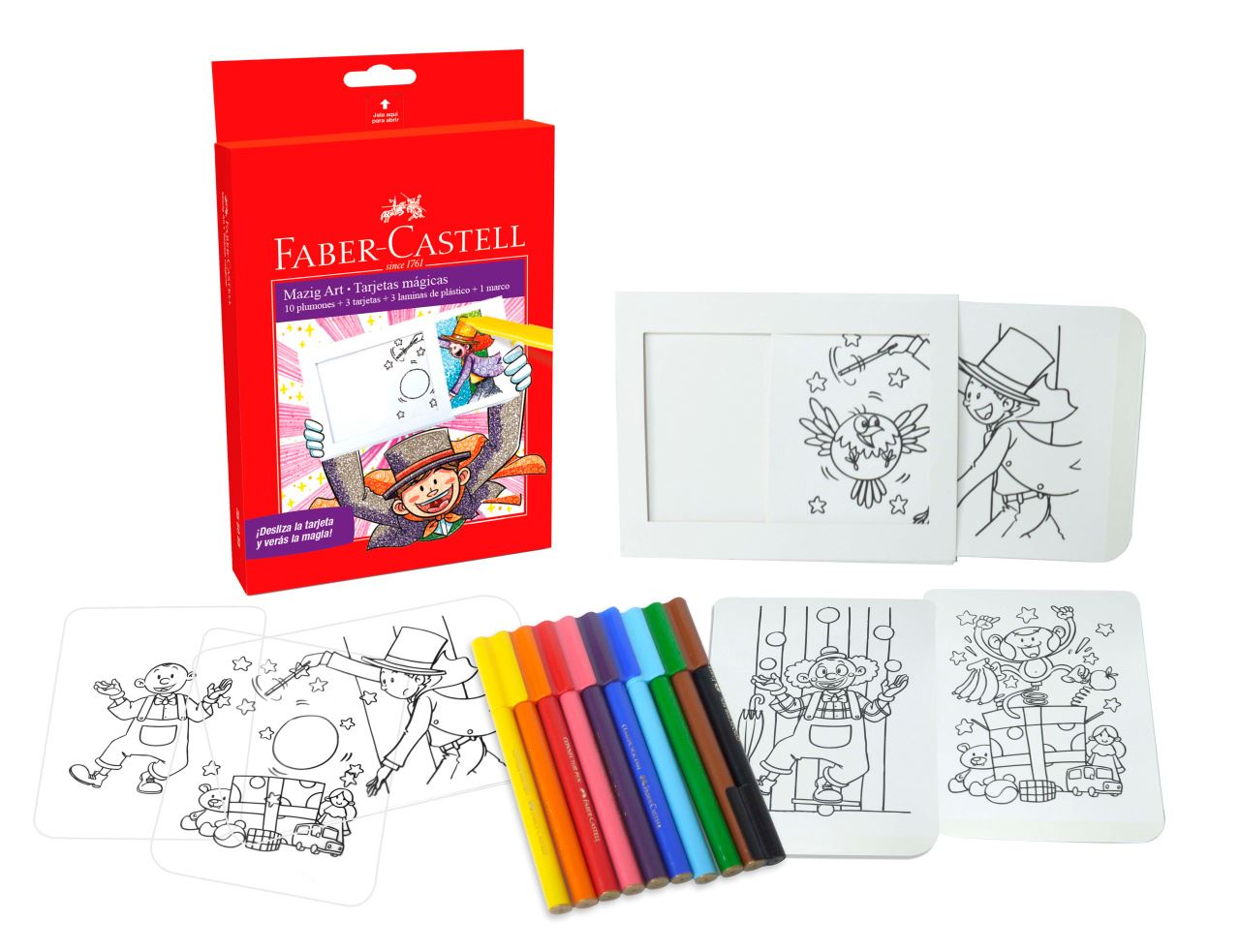 Faber-Castell - Set Tarjetas mágicas