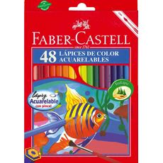 Faber-Castell - Ecolápiz acuarel 120248GP estuche x48 c/sac