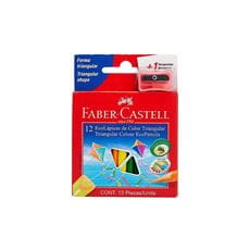 Faber-Castell - Ecolápices de colores cortos x 12