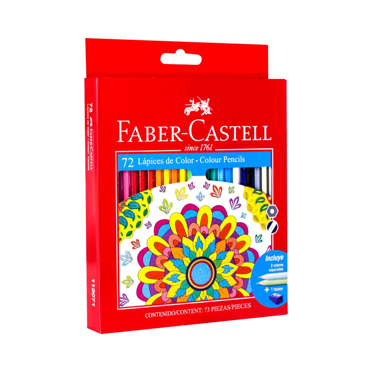 Faber-Castell - Ecolápiz de color largo est x72