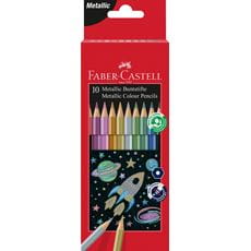 Faber-Castell - 10 Lápices de color metálicos