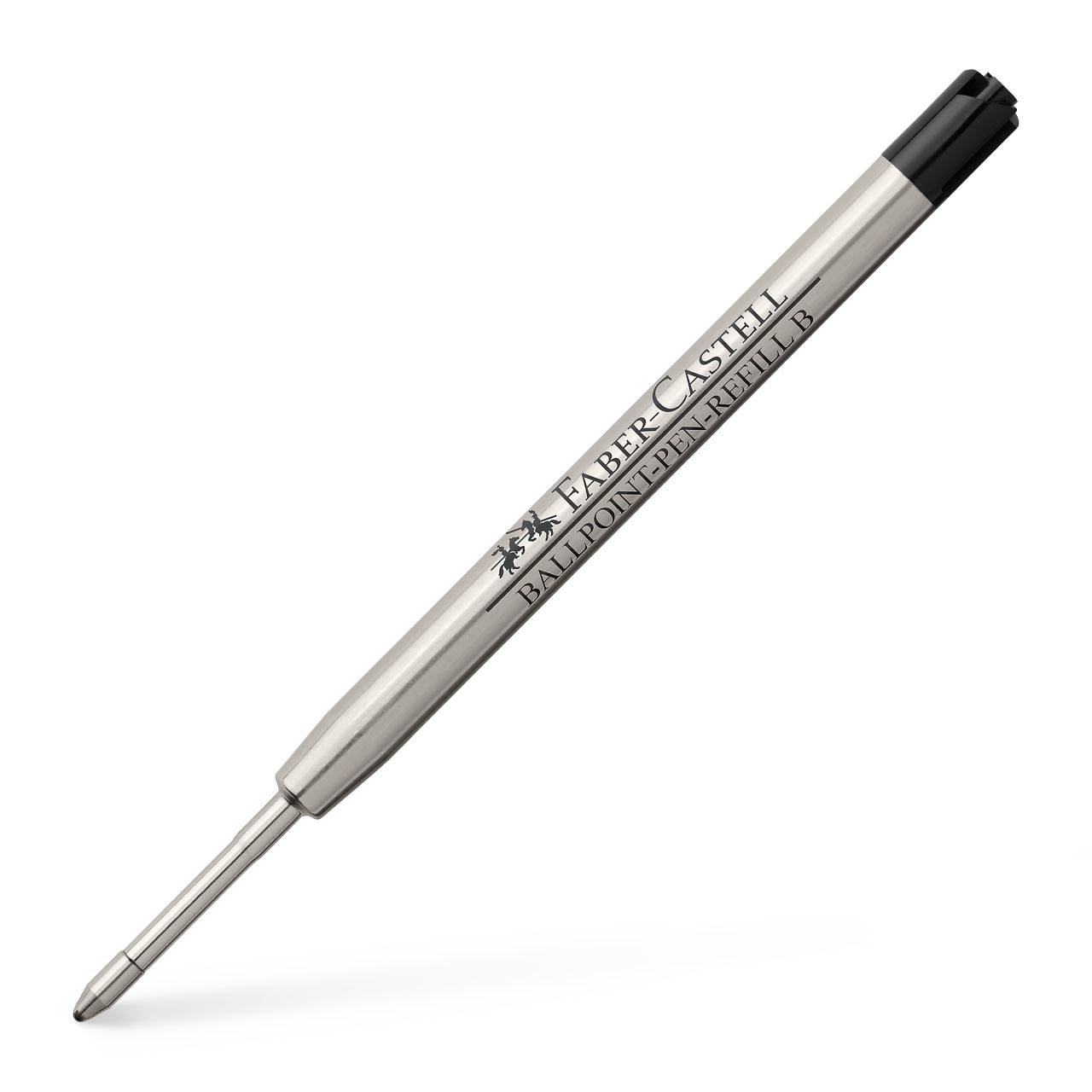 Faber-Castell - Recambio para bolígrafo, B, negro