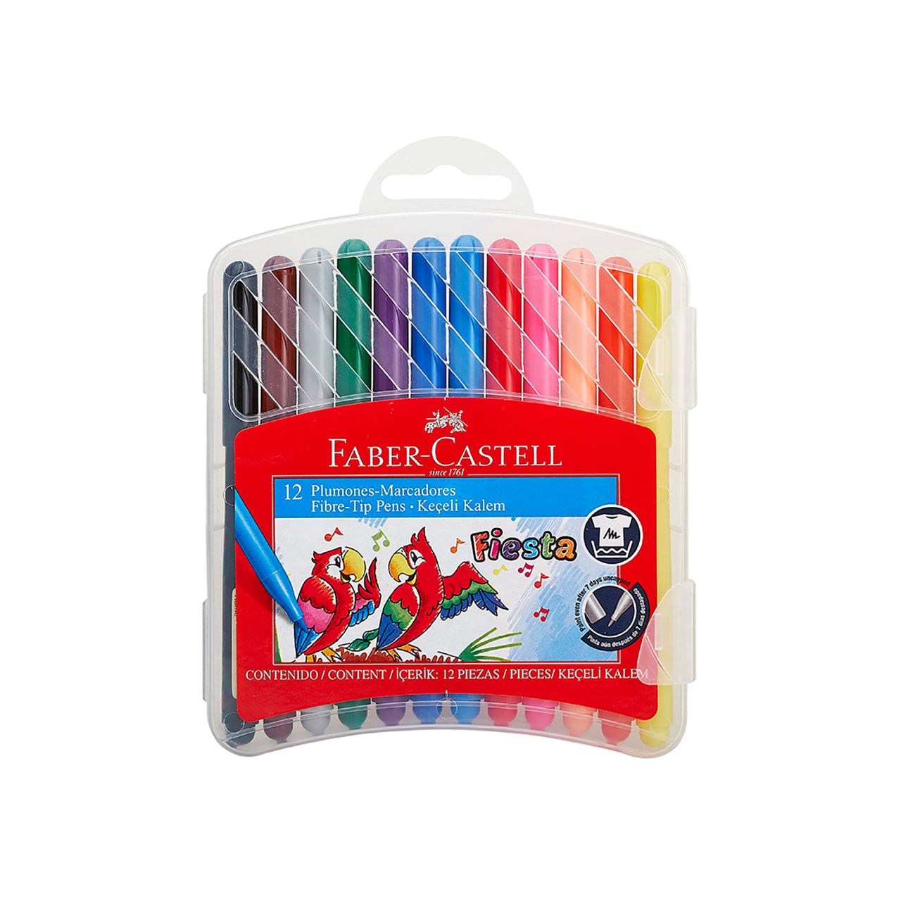 Faber-Castell - Plumones Fiesta 45 x 12 estuche rígido