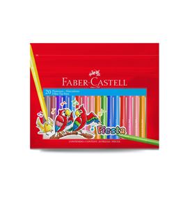 Faber-Castell - Plumones Fiesta 45 x 20 estuche rígido
