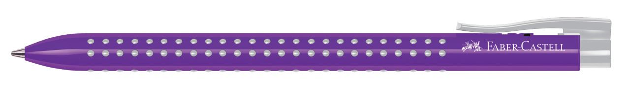 Faber-Castell - Bolígrafo retráctil Grip 2022-F violeta