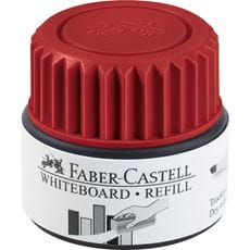 Faber-Castell - Tintero para marcador Grip para pizarra blanca, rojo