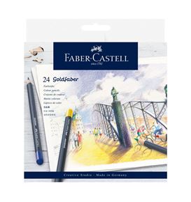 Faber-Castell - Lápiz de color Goldfaber est.carton x24