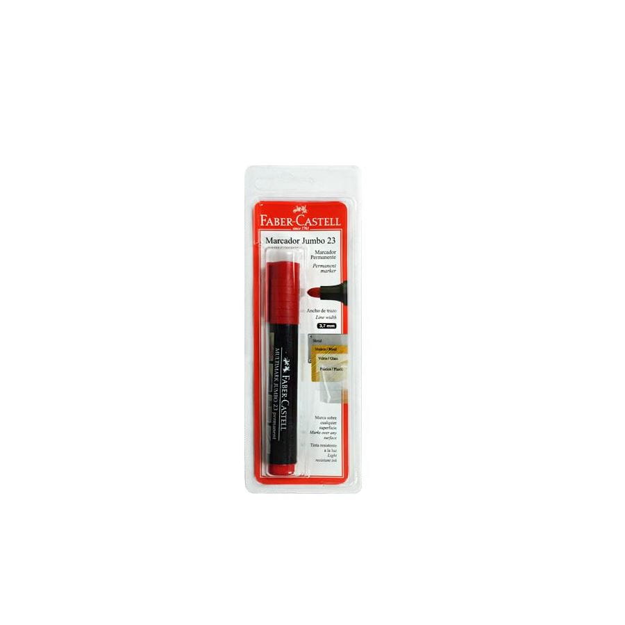 Faber-Castell - Marcador Multimark Jumbo 23 rojo blís x1