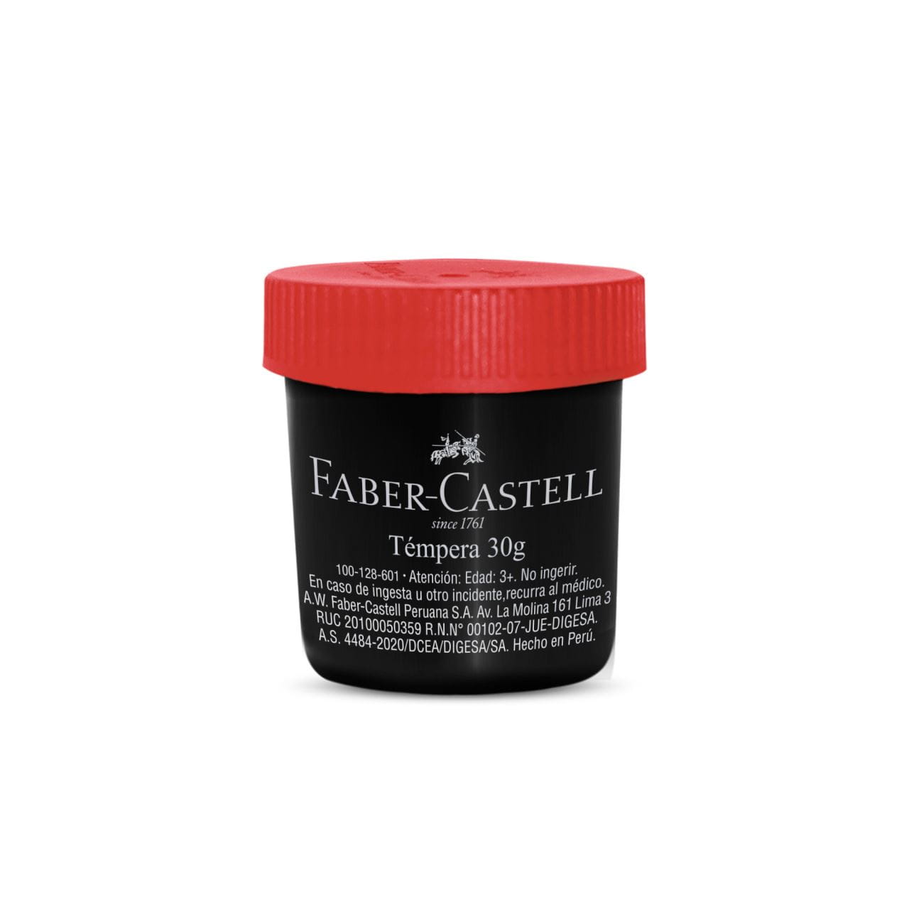 Faber-Castell - Témpera unitaria 30g Negro