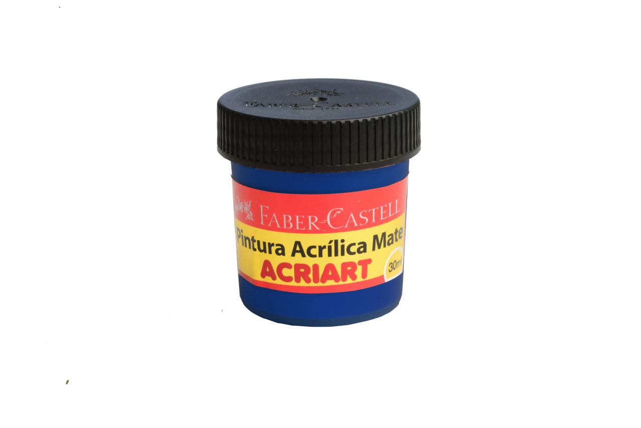 Faber-Castell - Pintura acrílica ACRIART mate azul eléctrico x 12