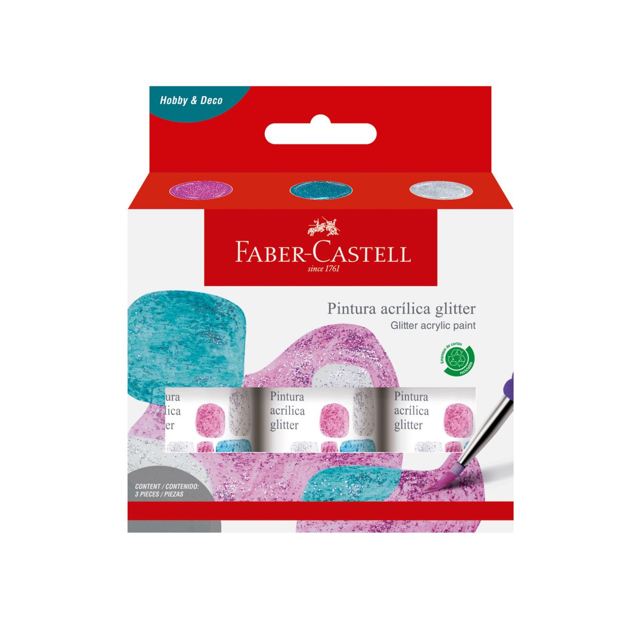 Faber-Castell - Pintura Acrílica Glitter