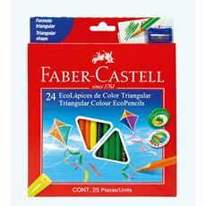 Faber-Castell - Ecolápices de color x 24