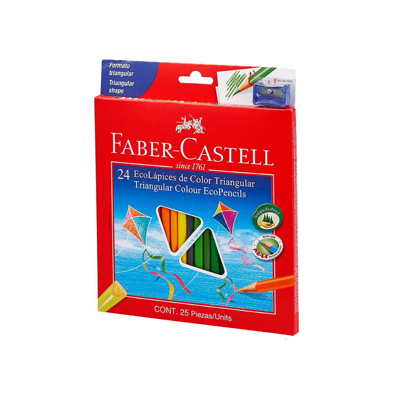 Faber-Castell - Ecolápices de color x 24
