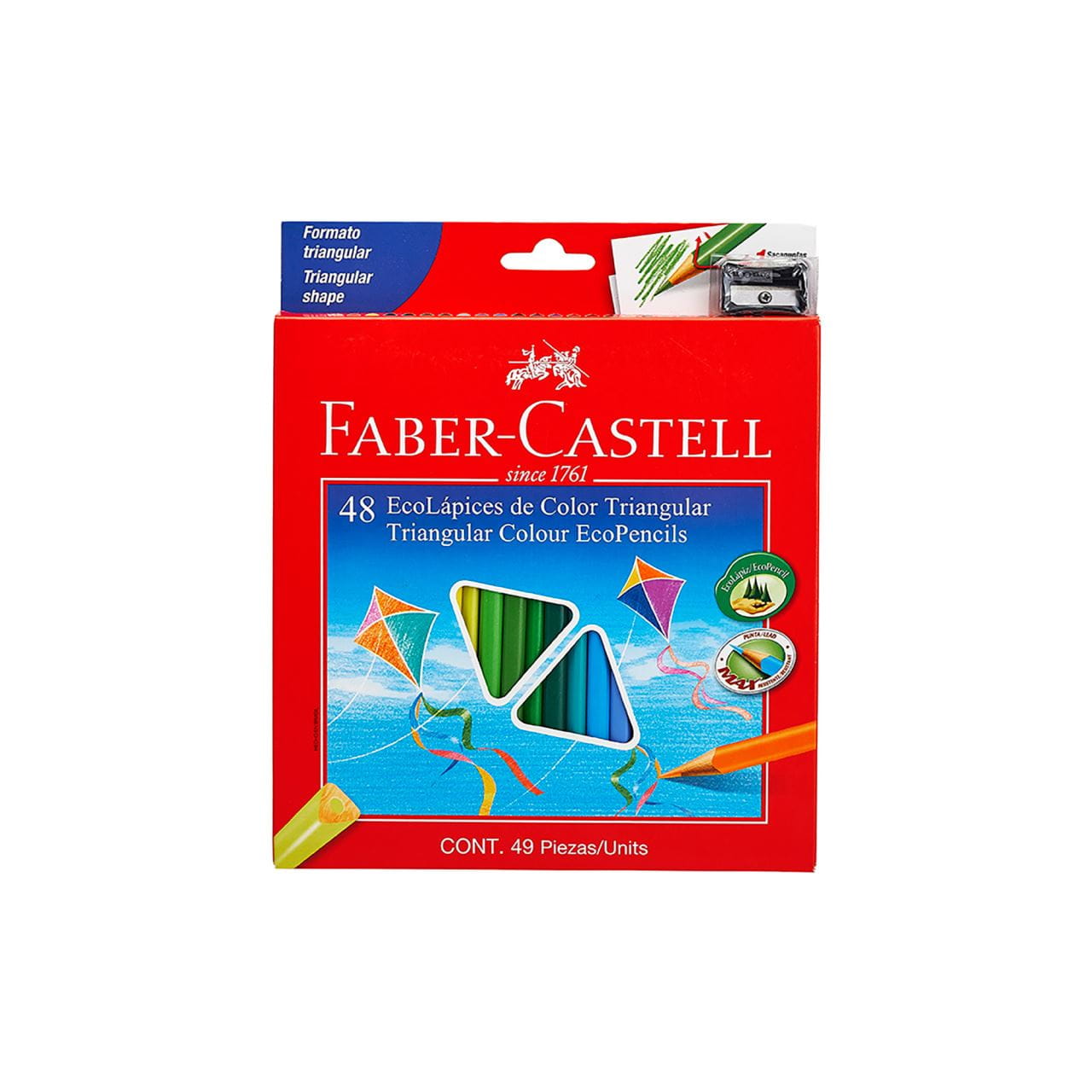 Faber-Castell - Ecolápices de color x 48
