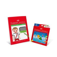Faber-Castell - Libro p/color Pixel-it niños+est.col.x24