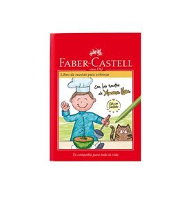 Faber-Castell - Libro p/color Cocina+est.rig. Fiesta x24