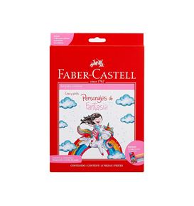 Faber-Castell - Libro p/color Fantasía+8Fiesta+6colores