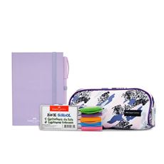 Faber-Castell - Set Cartuchera y Mini Libreta lila pastel