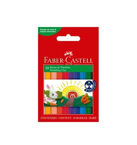 Faber-Castell - Plastilina delgada estuche x10