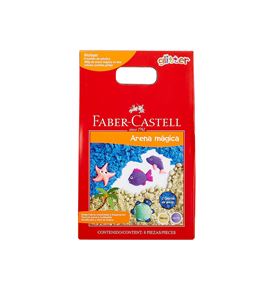 Faber-Castell - Arena mágica glitter 300g + 6 moldes