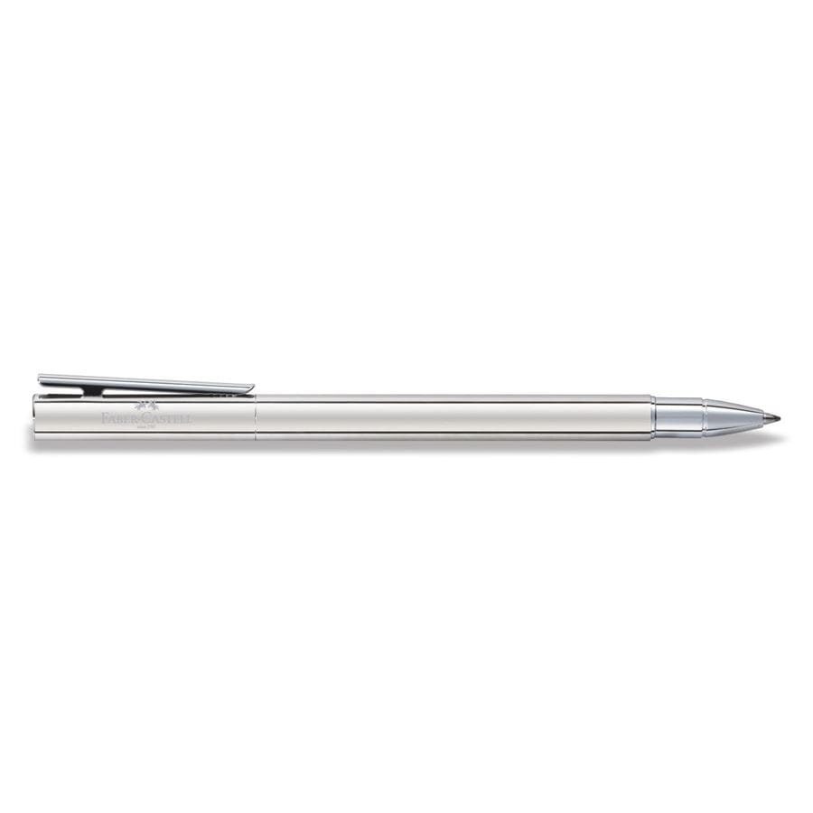 Faber-Castell - Roller Neo Slim acero inoxidable, pulido