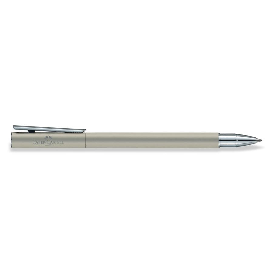 Faber-Castell - Roller Neo Slim acero inoxidable, mate