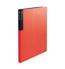 Faber-Castell - Carpeta A4 con 20 fundas rojo