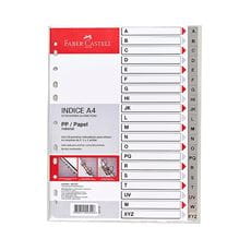 Faber-Castell - Índice T1020 A4 con 20 divi alfabético