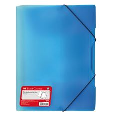 Faber-Castell - Porta documentos con ligas azul