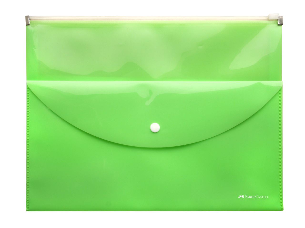 Faber-Castell - Sobre porta documentos con bolsillo verde