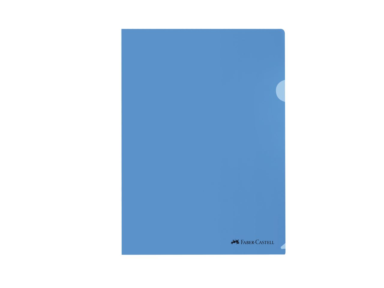 Faber-Castell - Folder transparente color azul set x 10