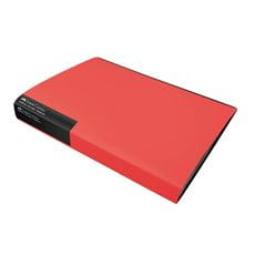 Faber-Castell - Carpeta CF1980 A4 con 80 fundas rojo
