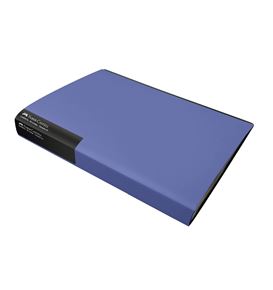 Faber-Castell - Carpeta CF1980 A4 con 80 fundas azul