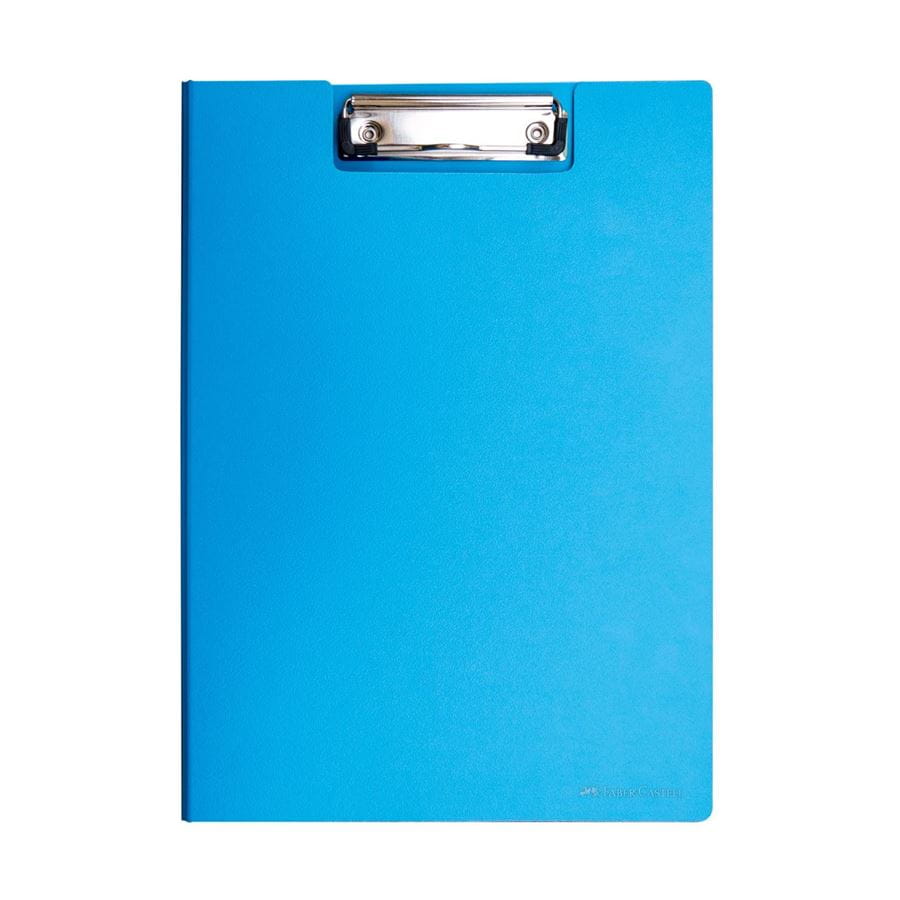 Folder con sujetador A4 azul