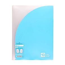 Faber-Castell - Folder A4 10 bolsillos AF3127-SF azul