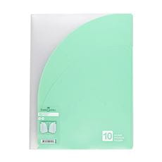 Faber-Castell - Folder A4 10 bolsillos AF3127-SF verde