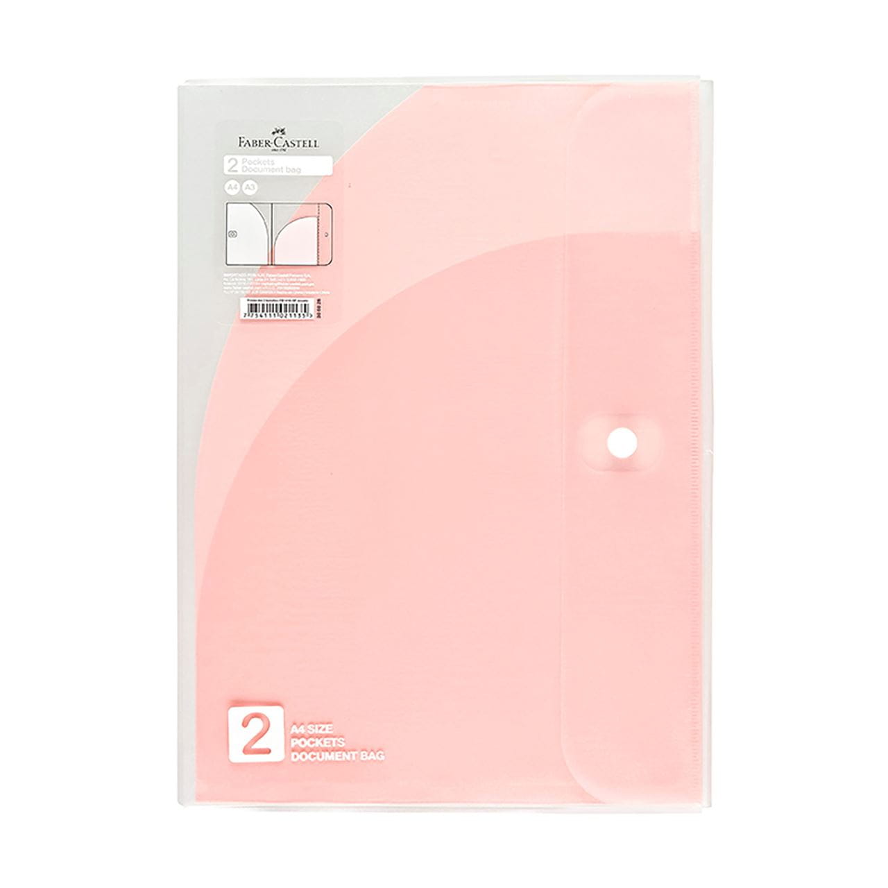 Faber-Castell - Folder A4 2 bolsillos FB1416-SF rosado