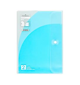 Faber-Castell - Folder A4 2 bolsillos FB1416-SF azul