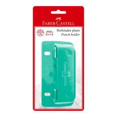 Faber-Castell - Perforador plano mini verde blíster x1