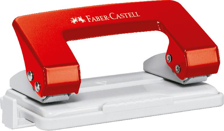 Faber-Castell - Perforador metálico U-10 para 10h rojo