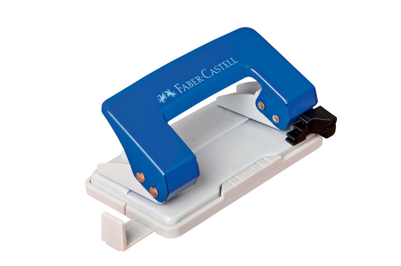 Faber-Castell - Perforador metálico U-10 para 10h azul