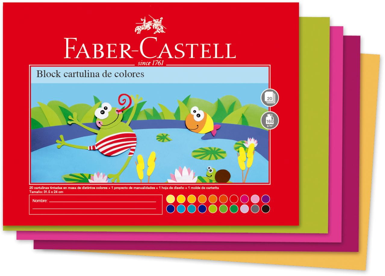 Faber-Castell - Block cartulinas especiales x 20 hojas